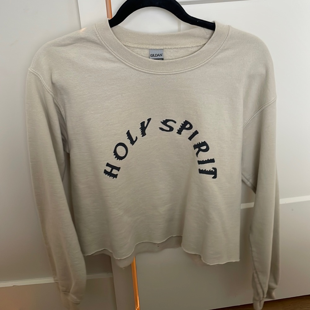 Yeezy Sunday service cropped sweatshirt